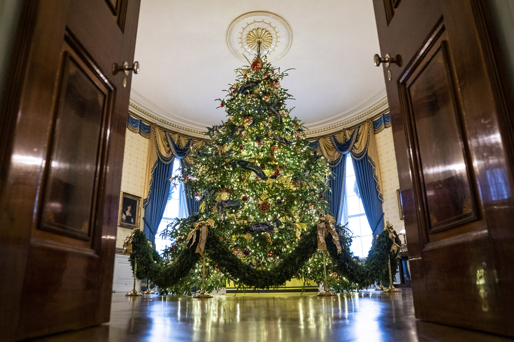 Trump Christmas tree (2018)